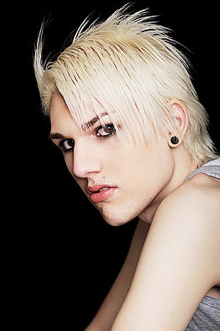 Spikey haired rocker