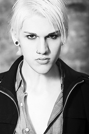 Mike H pierced and peroxide